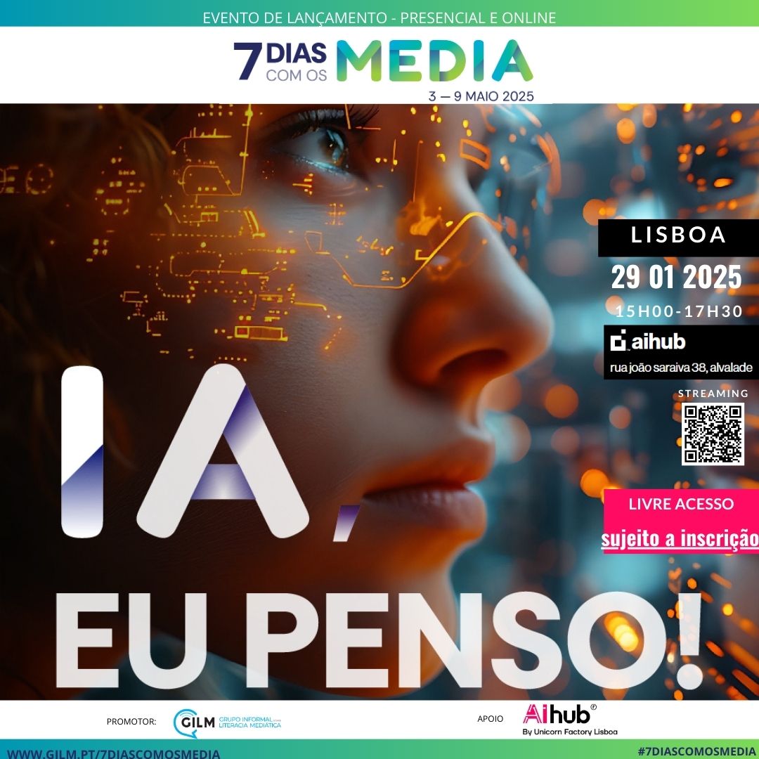 Cartaz 7 Dias com os media 2025